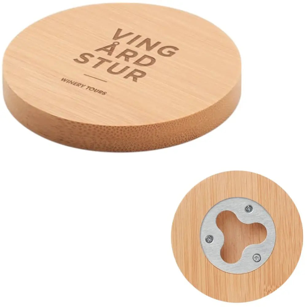 Ronde Onderzetter met flesopener