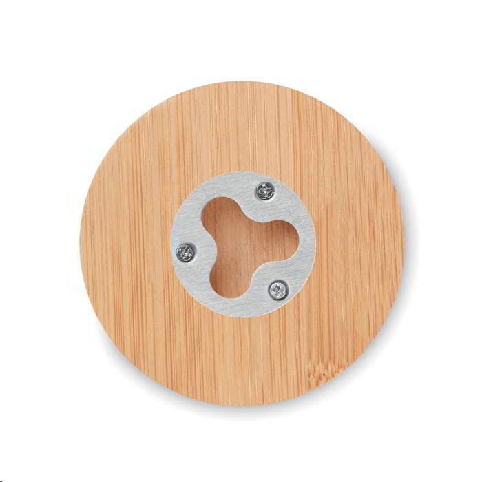 Ronde Onderzetter met flesopener