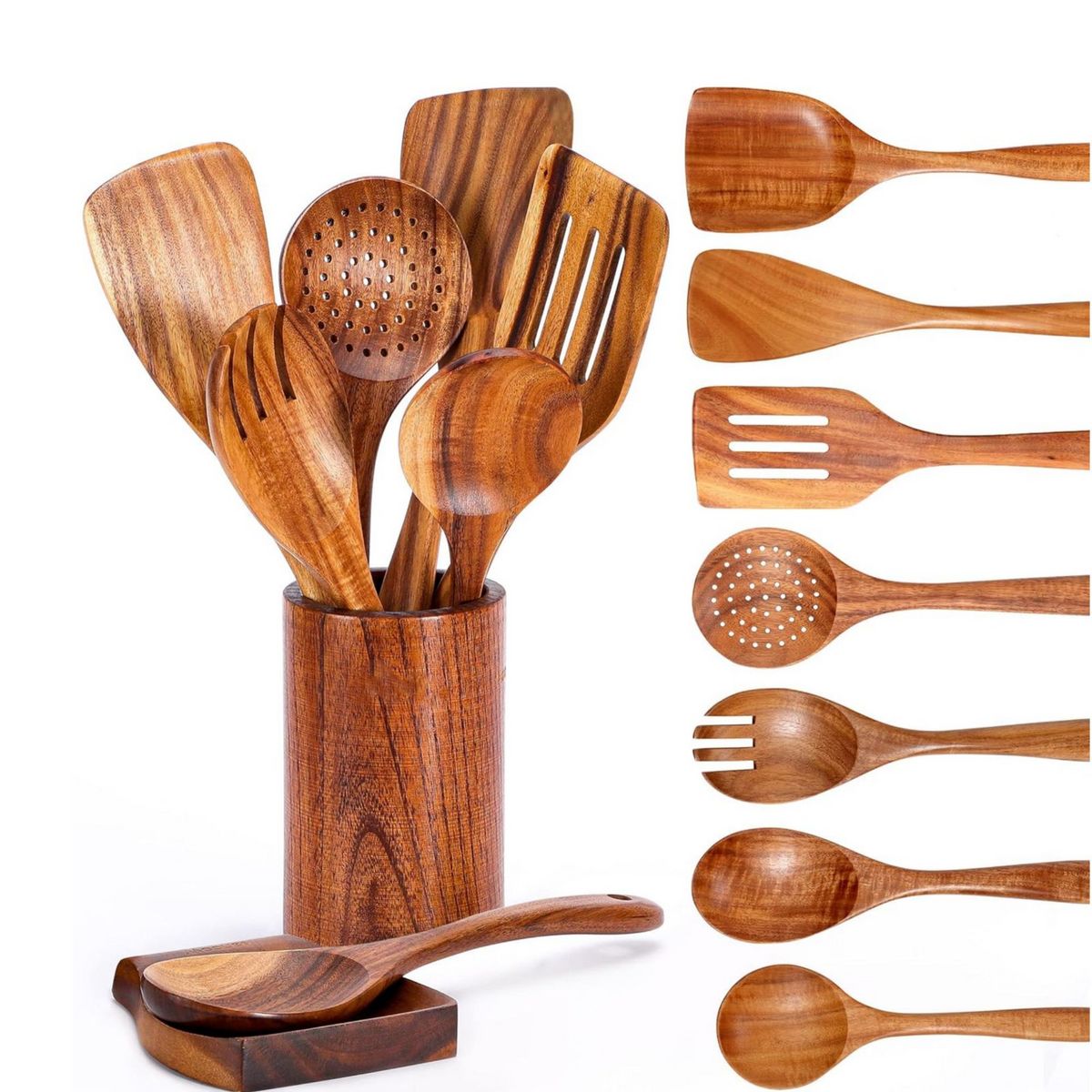 Spatel set met bakje