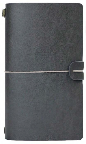 Vintage dagboek met schriften en hoesjes