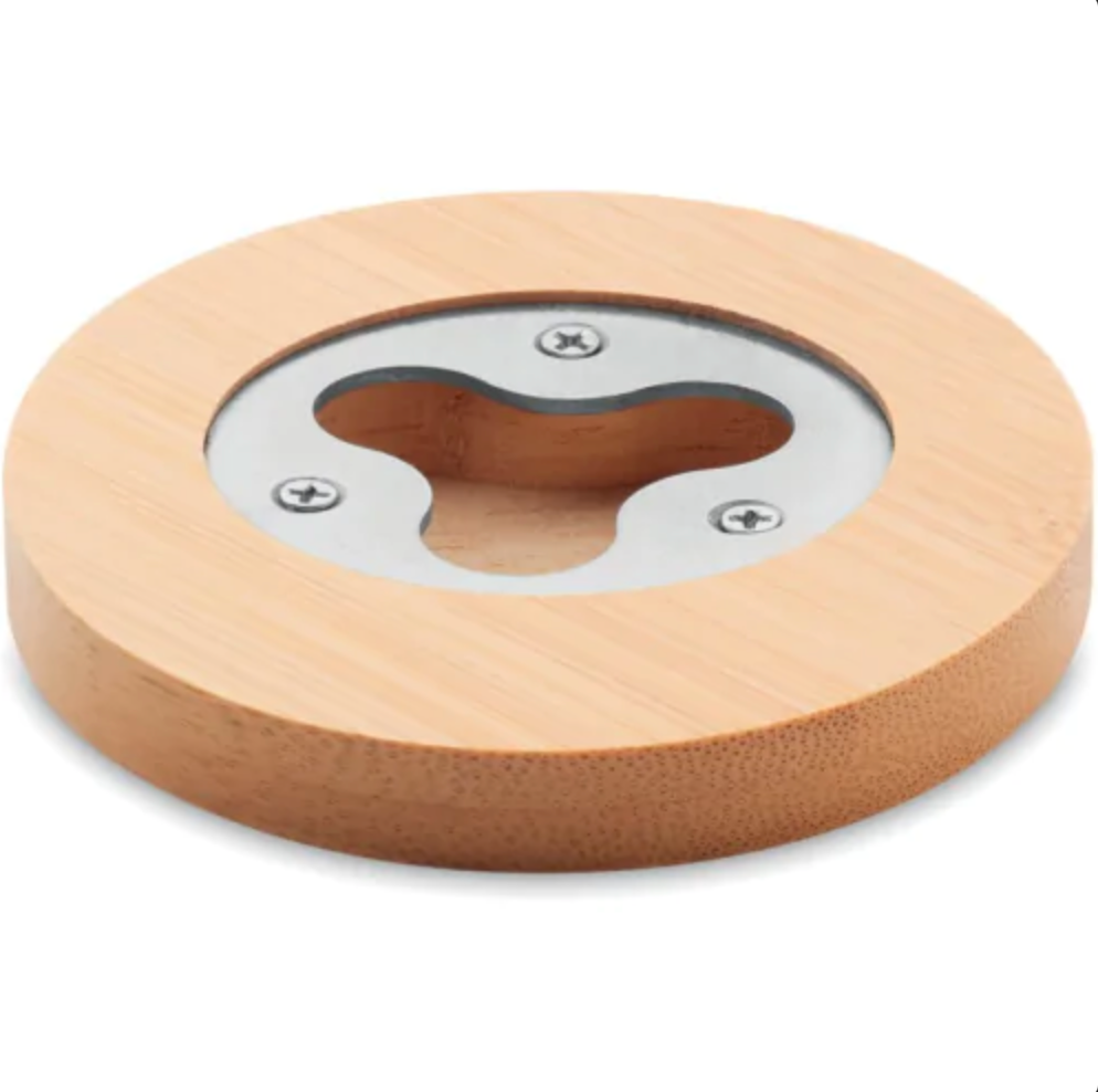 Ronde Onderzetter met flesopener